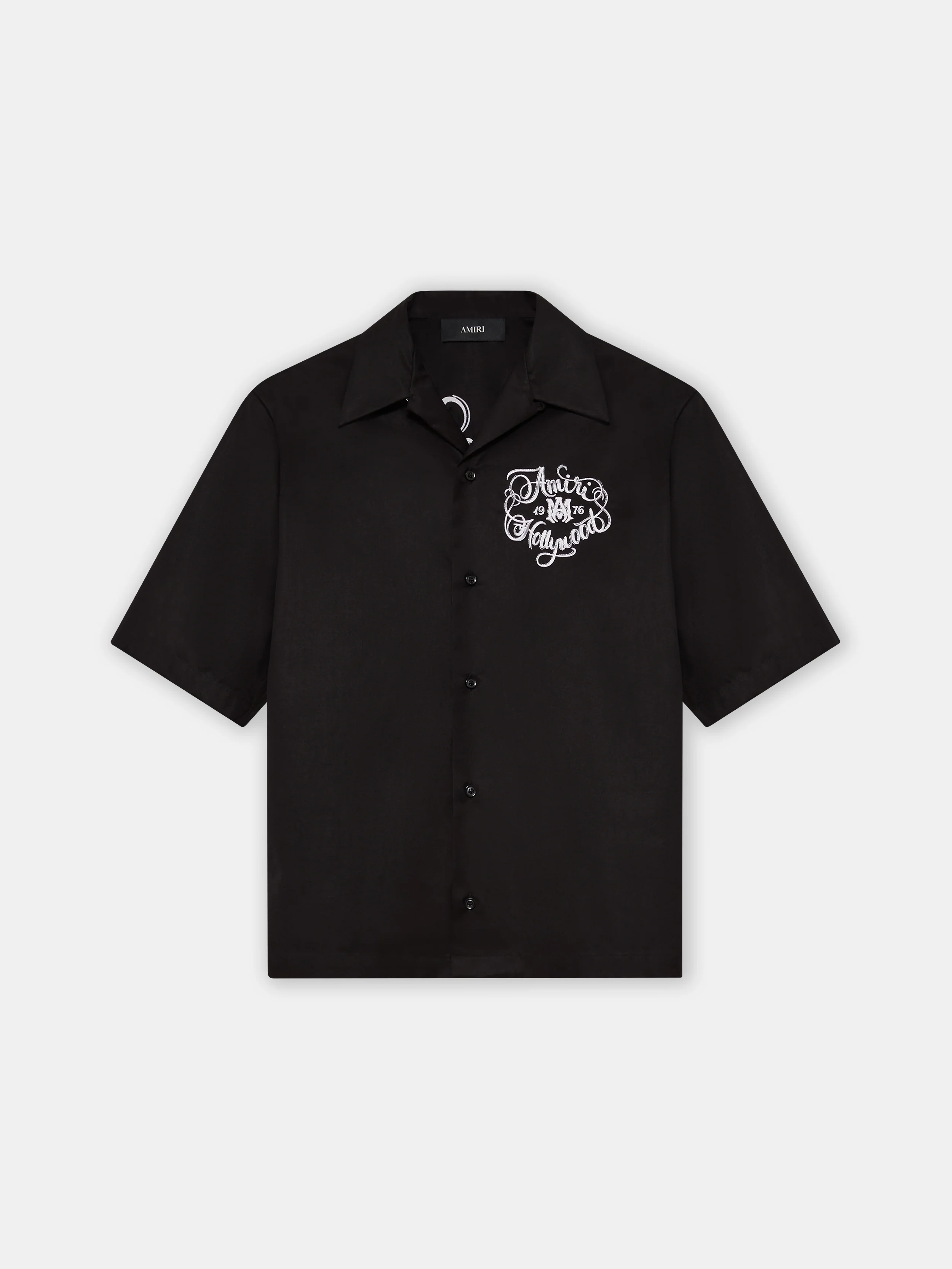 AMIRI HOLLYWOOD CAMP SHIRT - Black