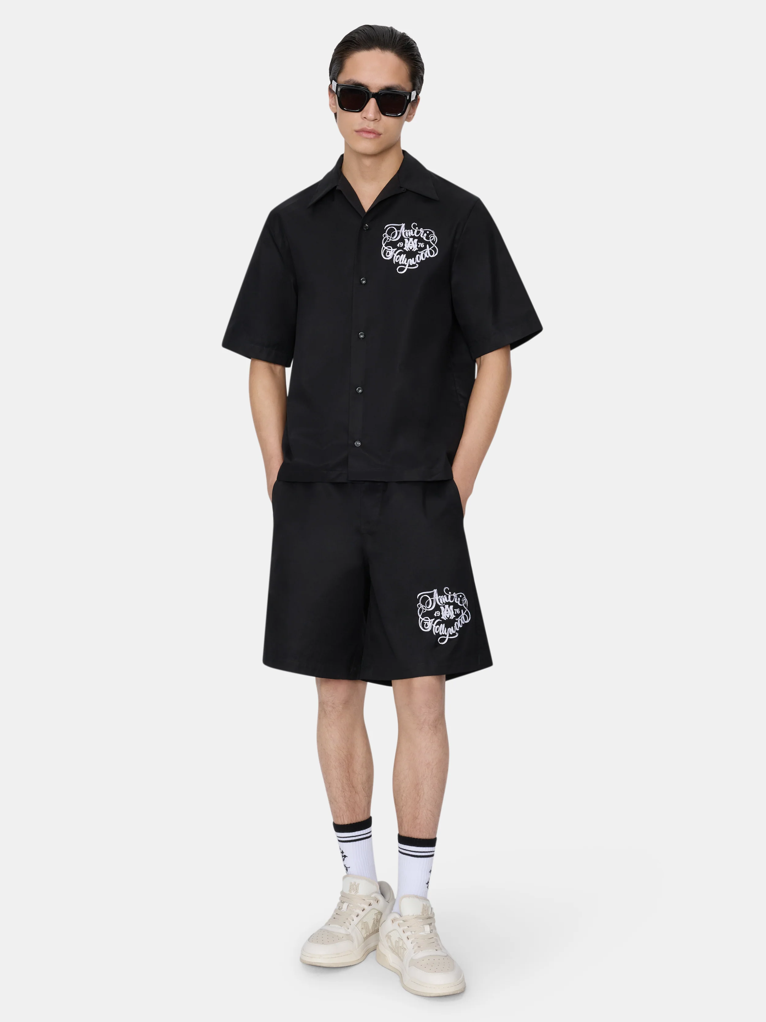 AMIRI HOLLYWOOD CAMP SHIRT - Black - Image 2