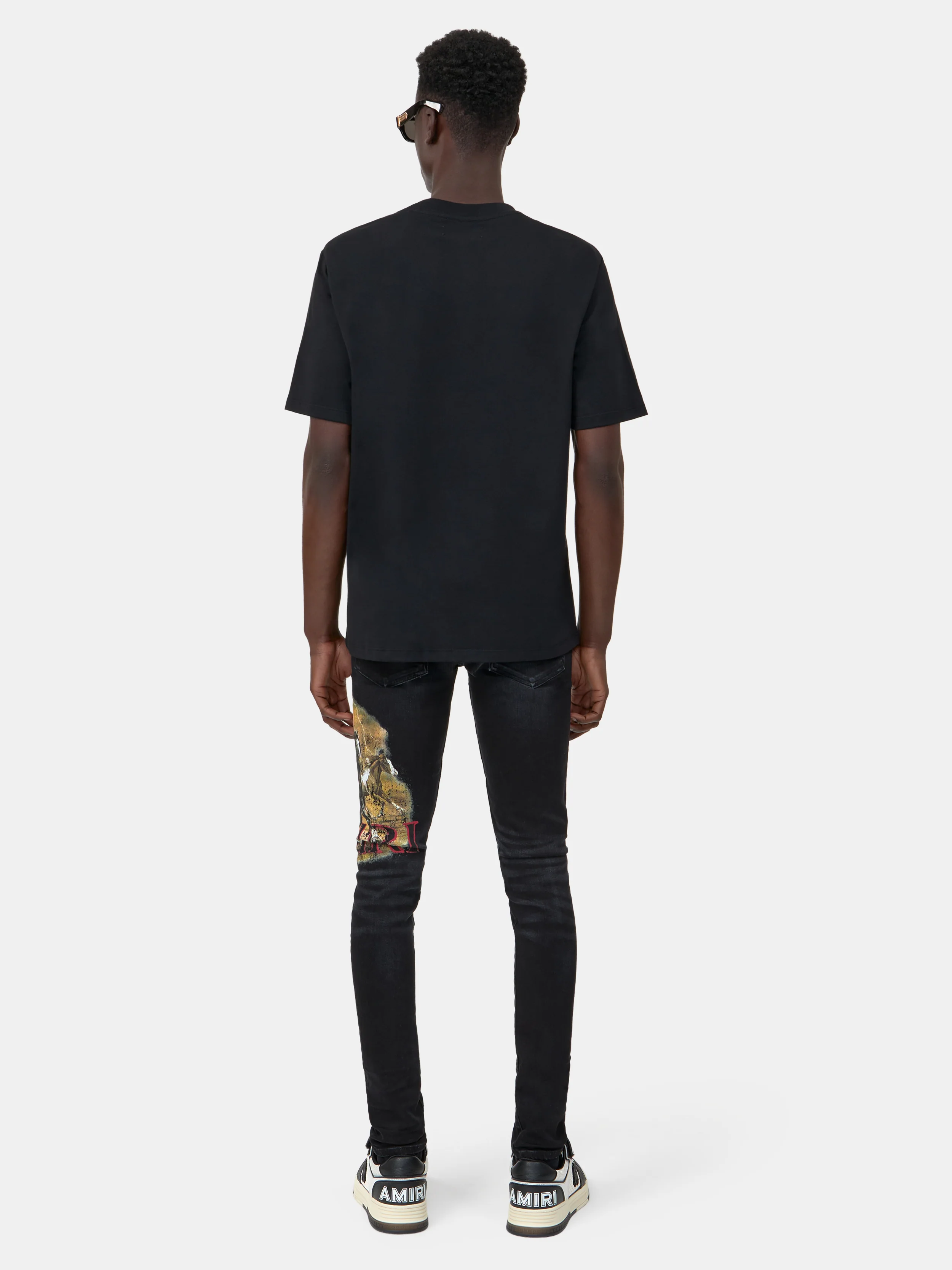 AMIRI SCRIPT TEE - BLACK - Image 4