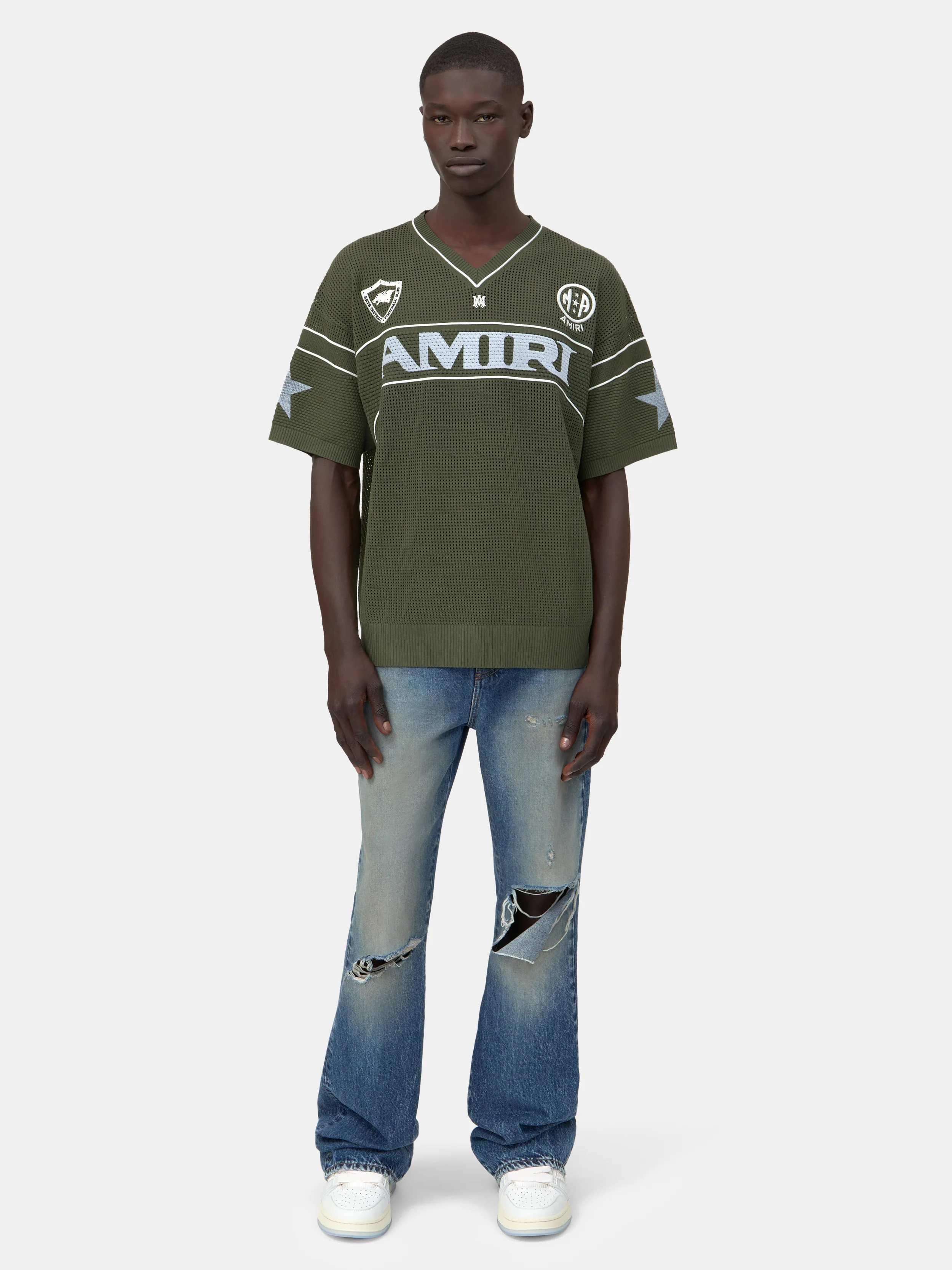 AMIRI SPORT JERSEY - Dark Sage - Image 2