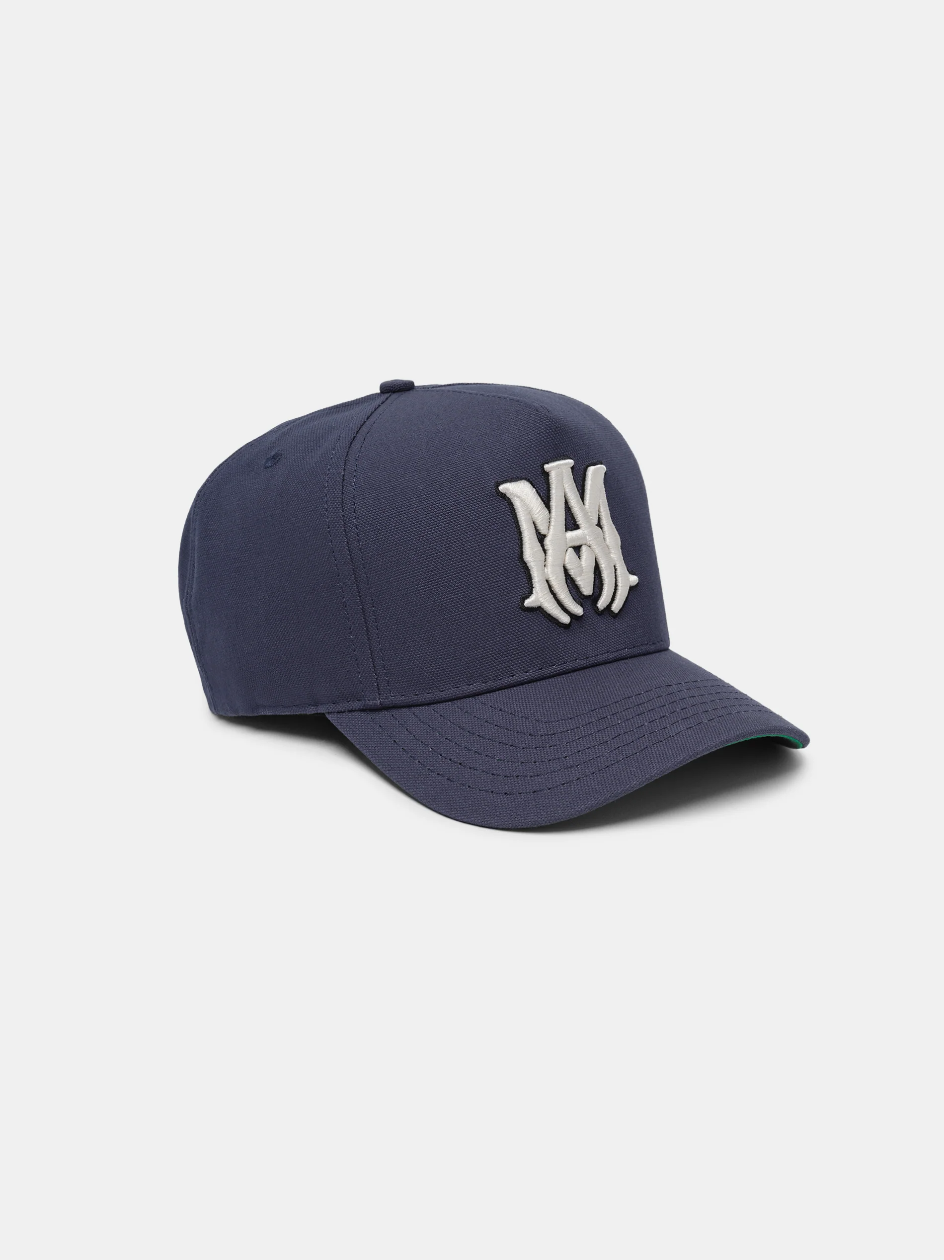 MA STAGGERED AMIRI FULL CANVAS HAT - Navy Off White - Image 2