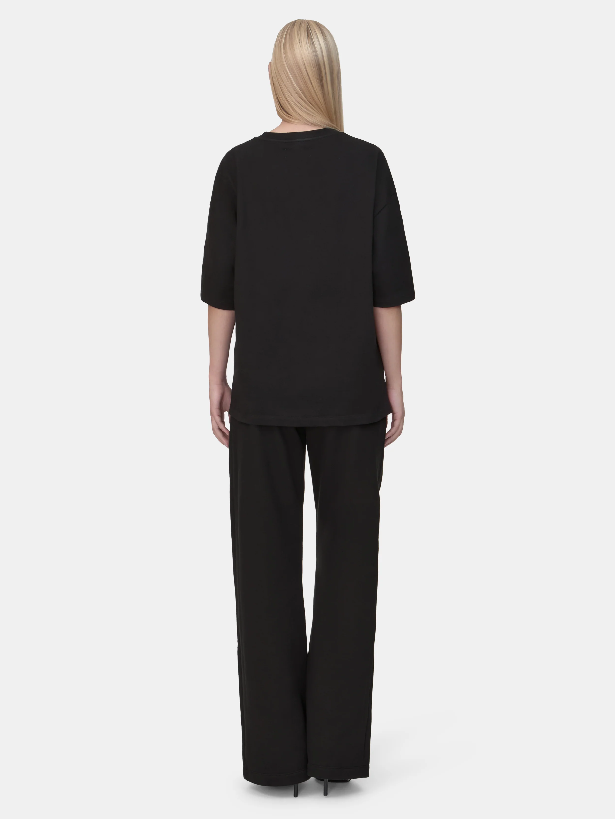 WOMEN - WOMEN'S MA DROP SHOULDER TEE - Black - Image 4